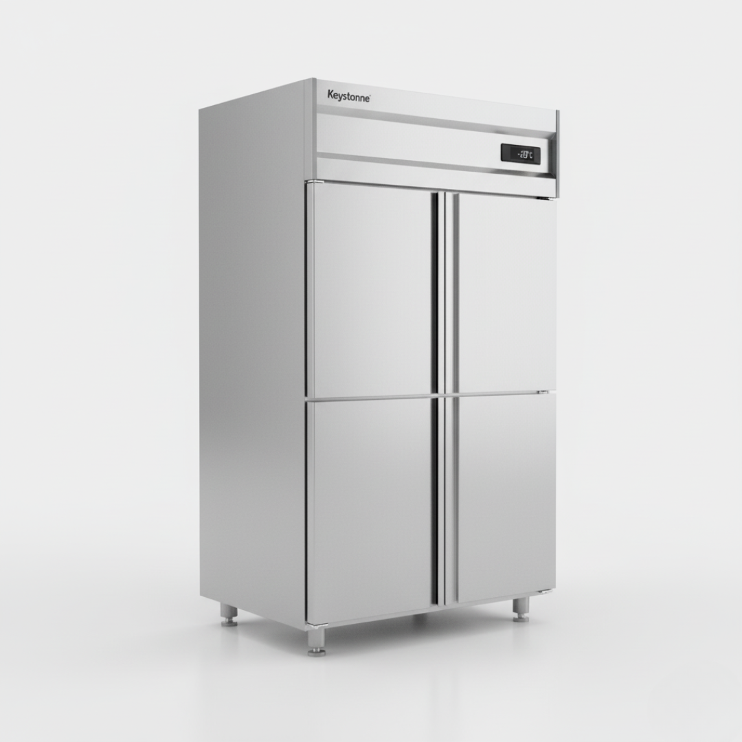 Keystonne 4 Door Vertical Freezer (— Liters, Static, 1340 MM, -7° to -25° C)