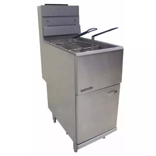 PITCO Toastmaster 3 Burner Single Tank Manual Gas Fryer (35C+SS)