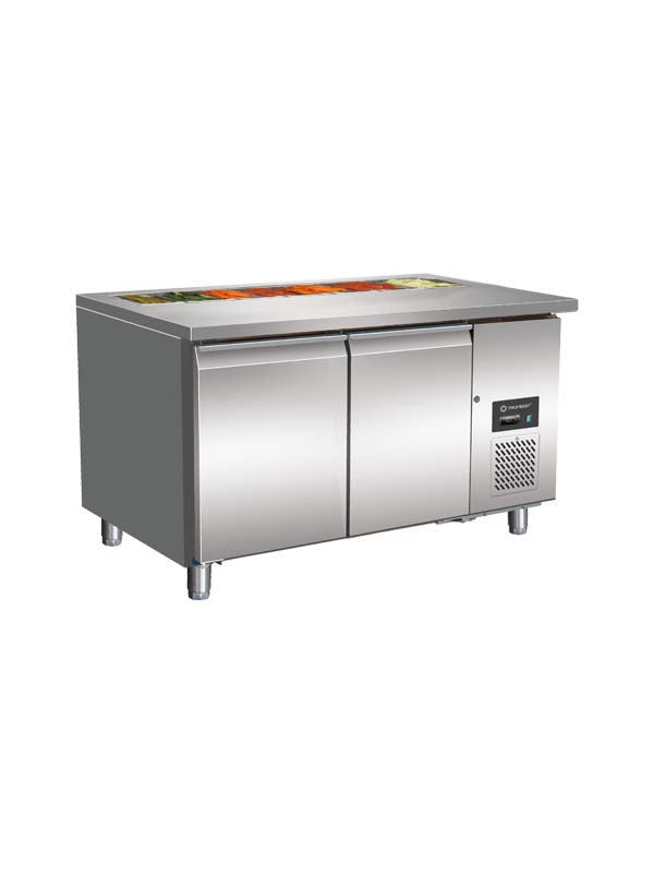 Trufrost Trufrost 3 Door Ventilated Preparation Tables (GN-2100 Coldpan)