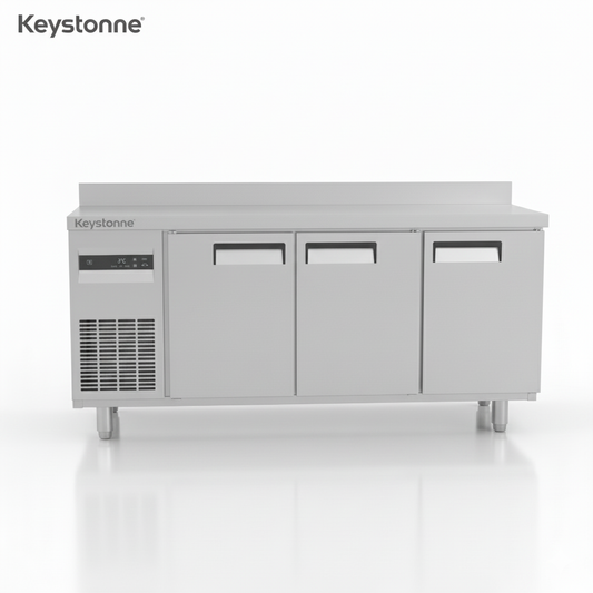 Keystonne 3 Door Under Counter Freezer (526 Liters, Static, 1800 MM)