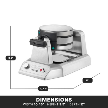 Waring Double Vertical Belgian Waffle Maker (WW200E)