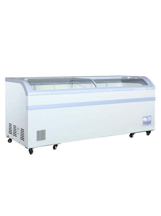 Trufrost Combinable Island Freezer with Curved Glass Lids (CIL-2000MS)