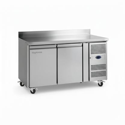 Keystonne 2 Door Under Counter Chiller (306 Liters, Aircooled, 1200 MM)