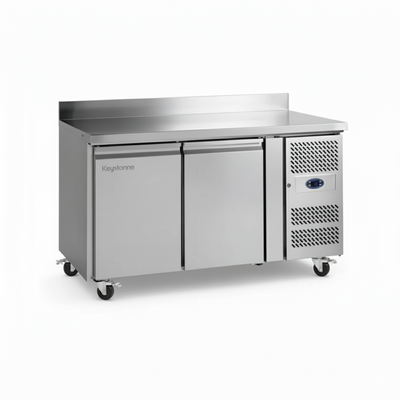 Keystonne 2 Door Under Counter Chiller (418 Liters, Static, 1500 MM)