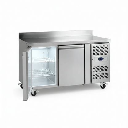 Keystonne 2 Door Under Counter Freezer (306 Liters, Aircooled, 1200 MM)