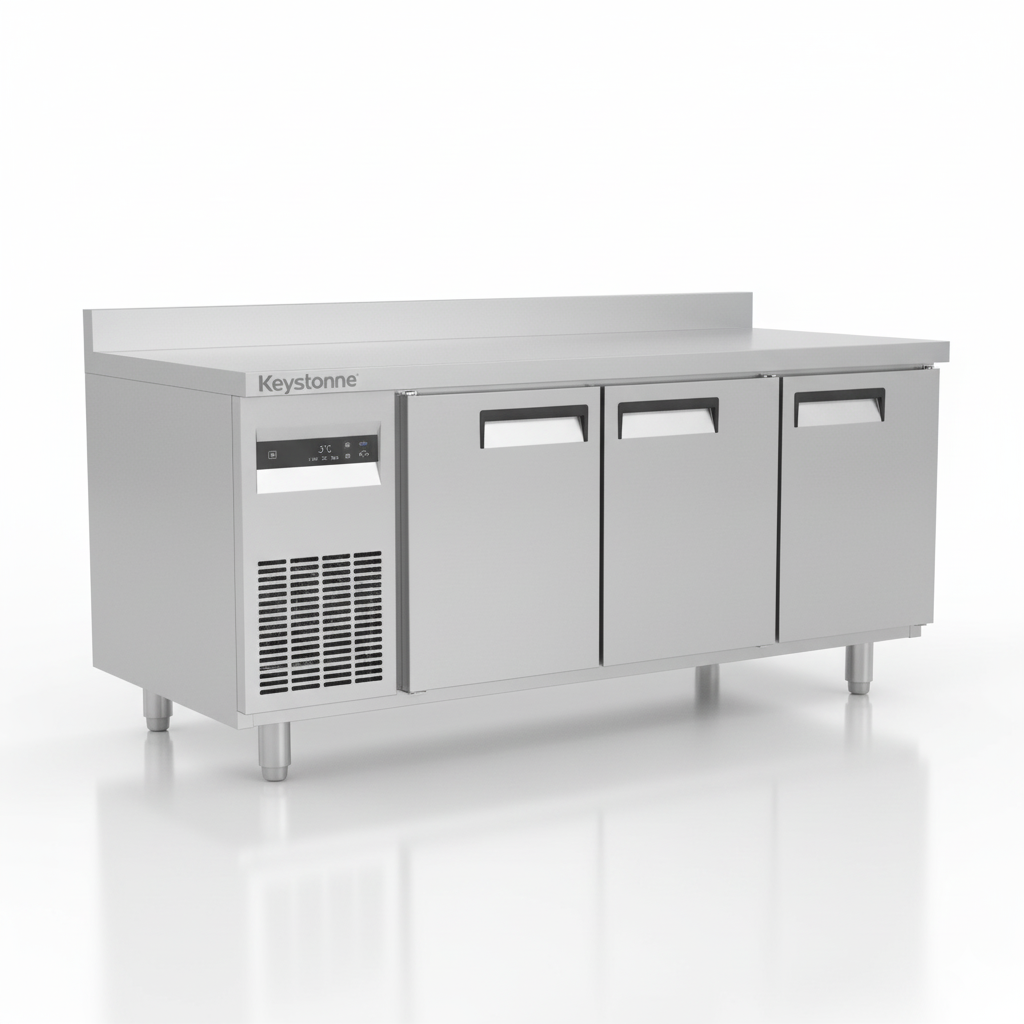 Keystonne 3 Door Under Counter Freezer (526 Liters, Static, 1800 MM)