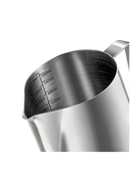 Trufrost Stainless Steel Milk Jugs with Measuring Lines - 600ml (MP-4-2)