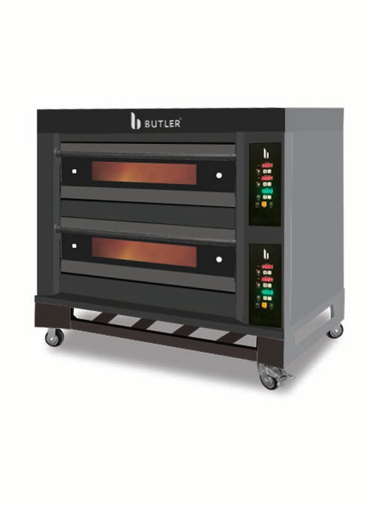 Trufrost Double Deck Oven - Gas Based (GDO-2D-4T Black Italia)