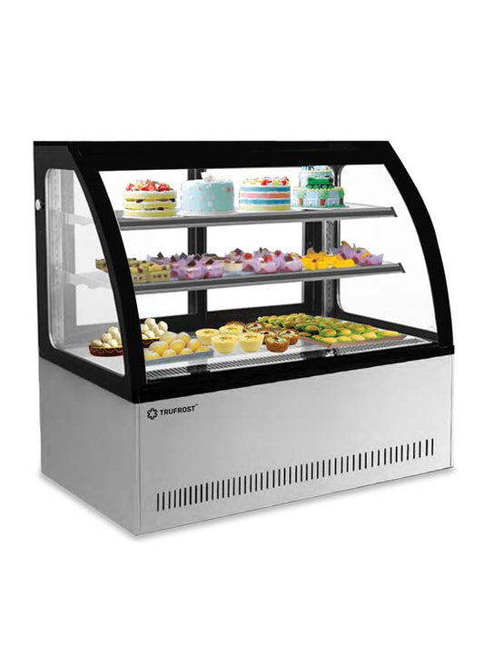 Trufrost Curved Glass 3 Layer Cake Showcase (CS-43)