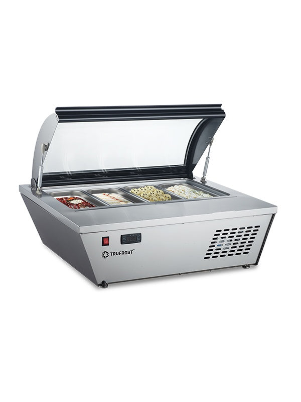Trufrost Desktop Curved Glass Ice Cream Scooping Display (DTF-4 NEU)