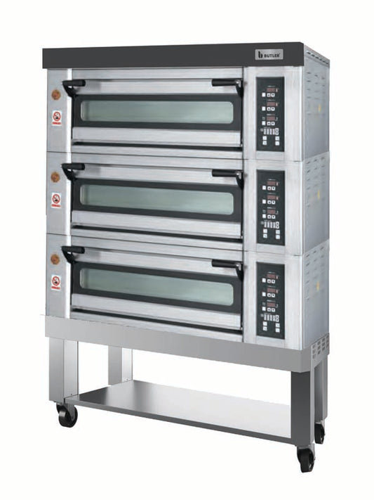 Trufrost Three Deck Oven - Gas Based (GDO-3D-6T Italia)